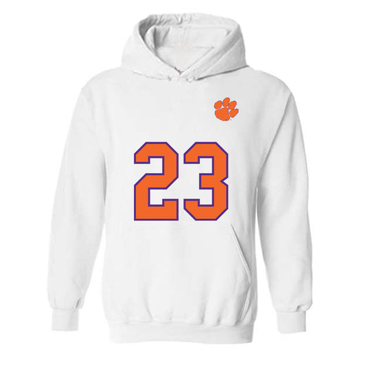 Clemson - NCAA Football : Peyton Streko - Replica Shersey Hooded Sweatshirt-0