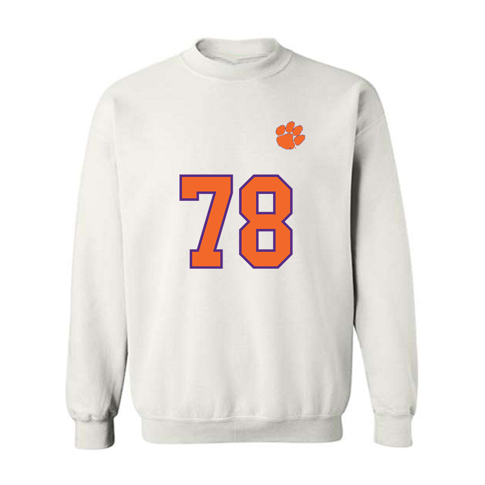 Clemson - NCAA Football : Blake Miller - Replica Shersey Crewneck Sweatshirt-0