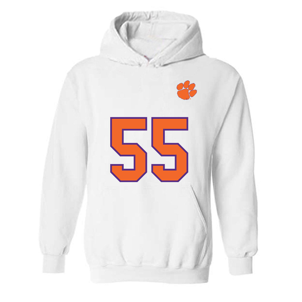 Clemson - NCAA Football : Payton Page - Replica Shersey Hooded Sweatshirt