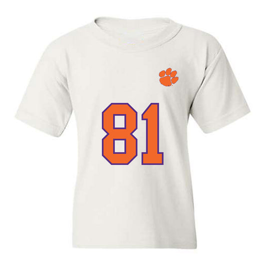 Clemson - NCAA Football : Nolan Hauser - Replica Shersey Youth T-Shirt-0
