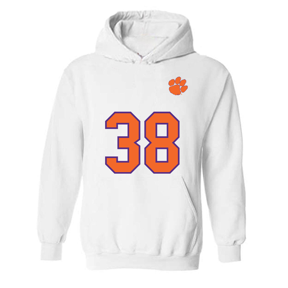 Clemson - NCAA Football : Robert Gunn III - Replica Shersey Hooded Sweatshirt-0