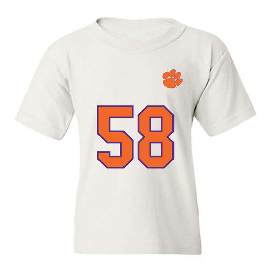 Clemson - NCAA Football : Holden Caspersen - Replica Shersey Youth T-Shirt-0