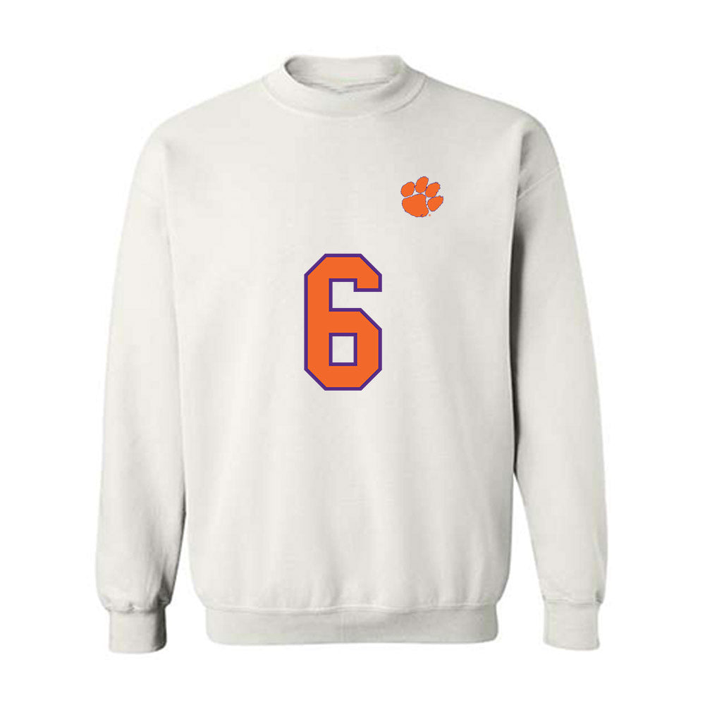 Clemson - NCAA Football : Tyler Brown - Replica Shersey Crewneck Sweatshirt-0