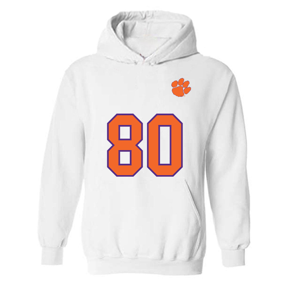 Clemson - NCAA Football : Luke Stubbs - Replica Shersey Hooded Sweatshirt-0
