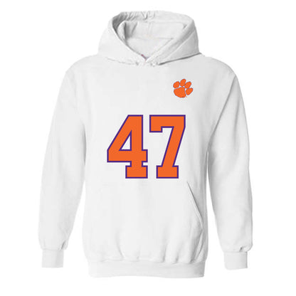 Clemson - NCAA Football : Sammy Brown - Replica Shersey Hooded Sweatshirt