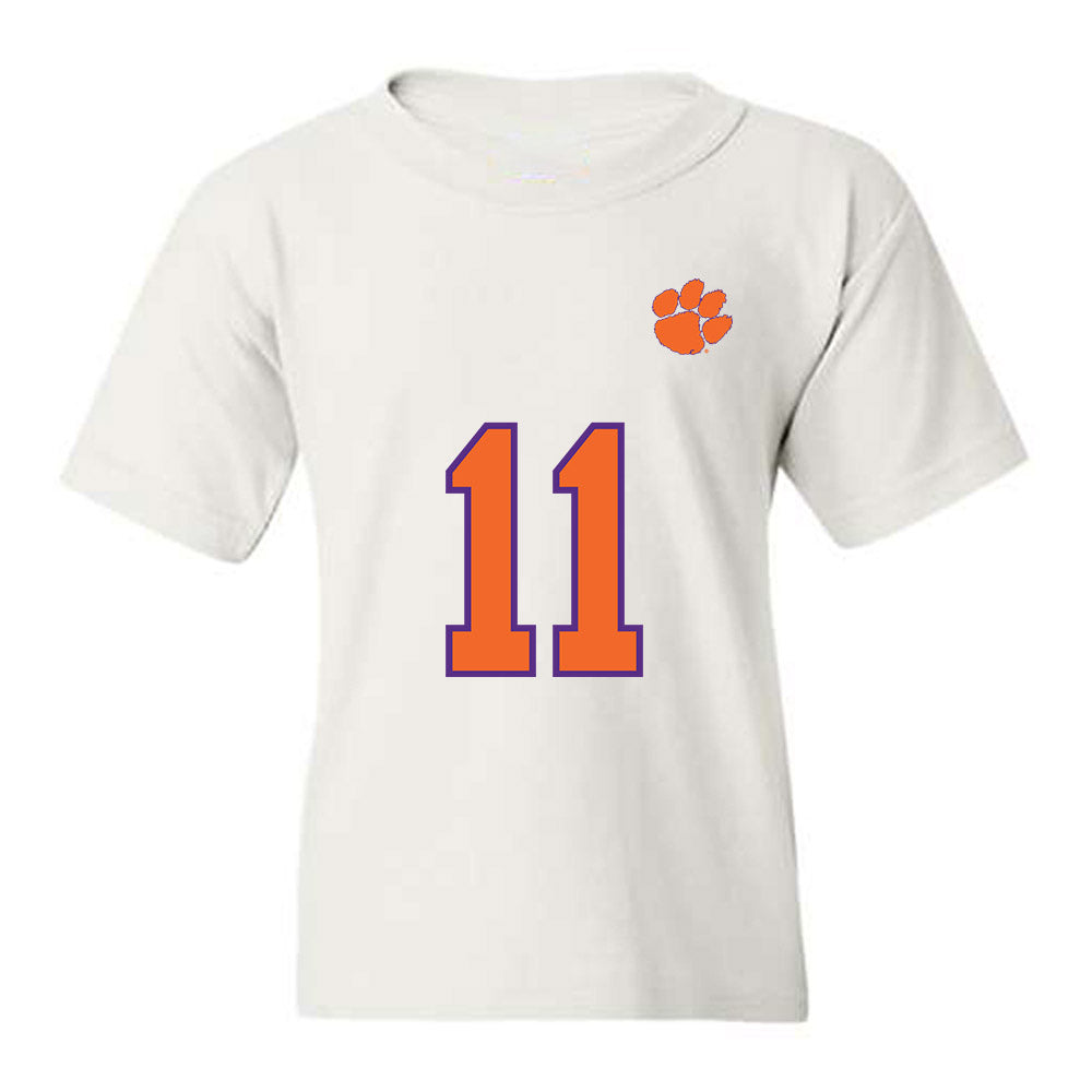 Clemson - NCAA Football : Peter Woods - Replica Shersey Youth T-Shirt-0