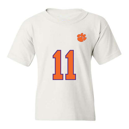Clemson - NCAA Football : Peter Woods - Replica Shersey Youth T-Shirt-0