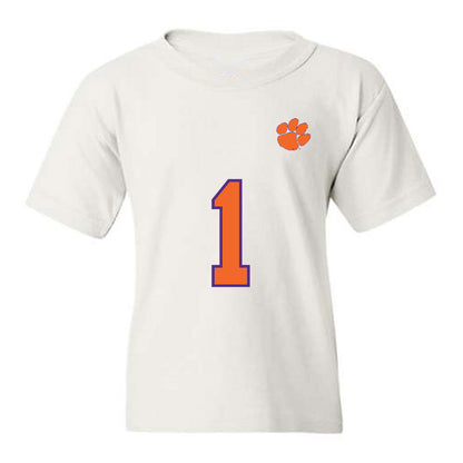 Clemson - NCAA Football : T.J. Moore - Replica Shersey Youth T-Shirt-0