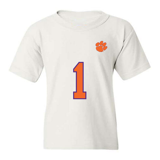 Clemson - NCAA Football : T.J. Moore - Replica Shersey Youth T-Shirt-0
