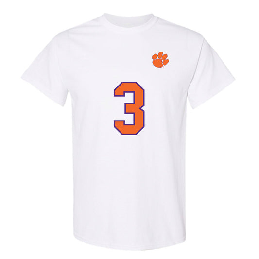 Clemson - NCAA Football : Elliot Washington II - Replica Shersey T-Shirt-0