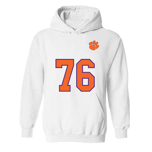 Clemson - NCAA Football : Mason Wade - Replica Shersey Hooded Sweatshirt