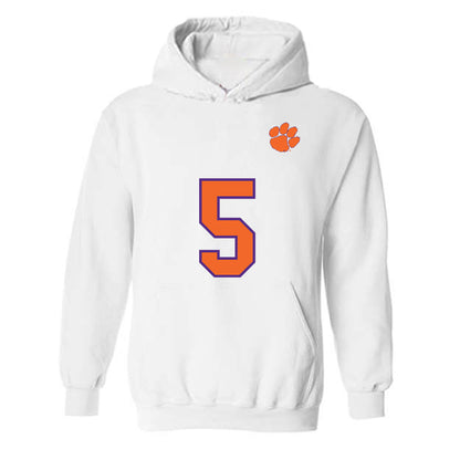 Clemson - NCAA Football : Josh Sapp - Replica Shersey Hooded Sweatshirt-0