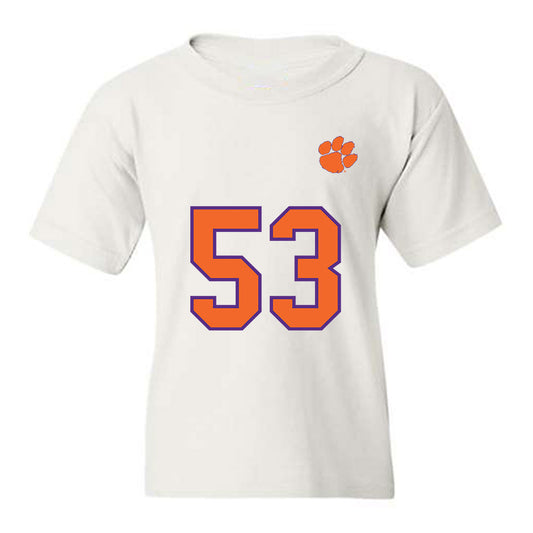 Clemson - NCAA Football : Ryan Linthicum - Replica Shersey Youth T-Shirt-0