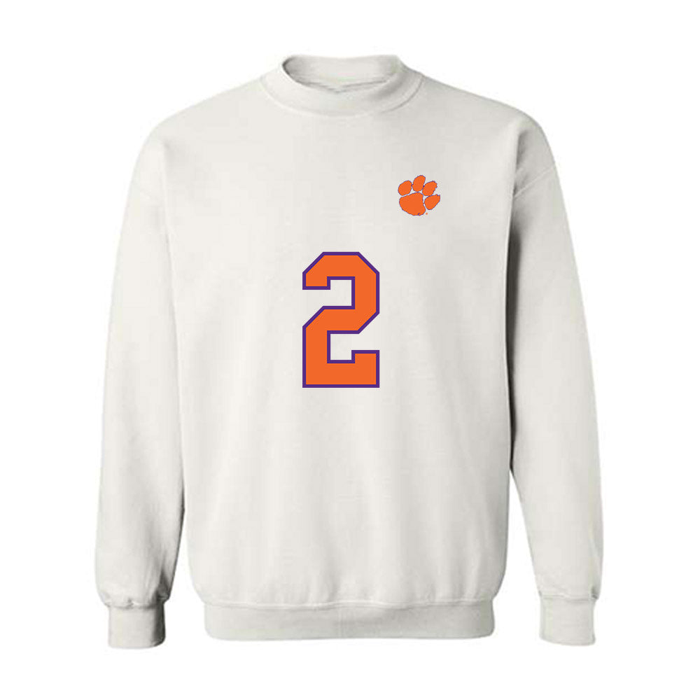 Clemson - NCAA Football : Cade Klubnik - Replica Shersey Crewneck Sweatshirt-0
