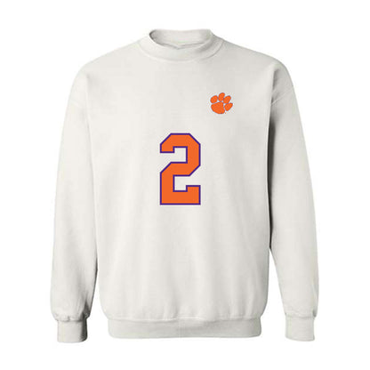 Clemson - NCAA Football : Cade Klubnik - Replica Shersey Crewneck Sweatshirt-0