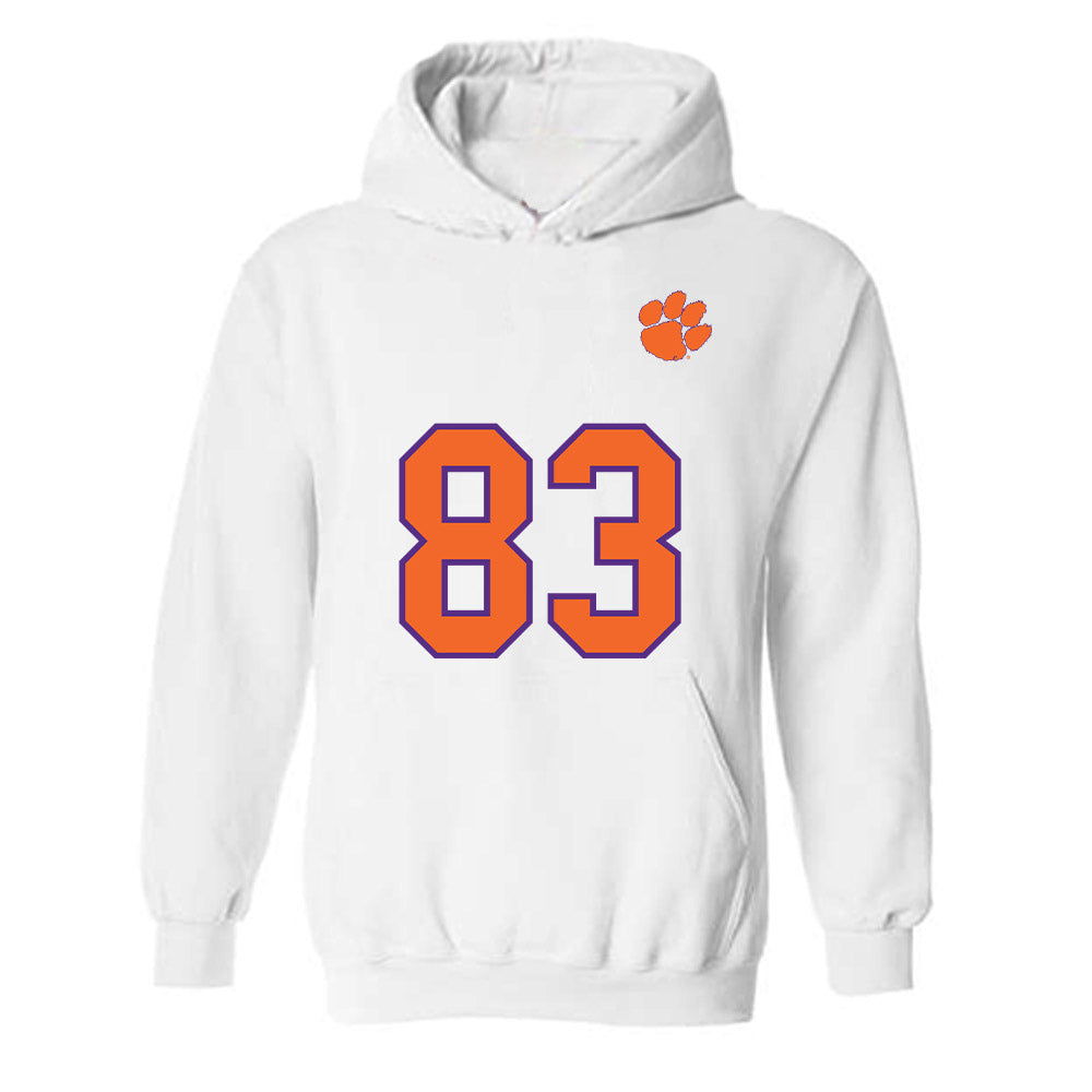 Clemson - NCAA Football : Ethan Stokes - Replica Shersey Hooded Sweatshirt-0