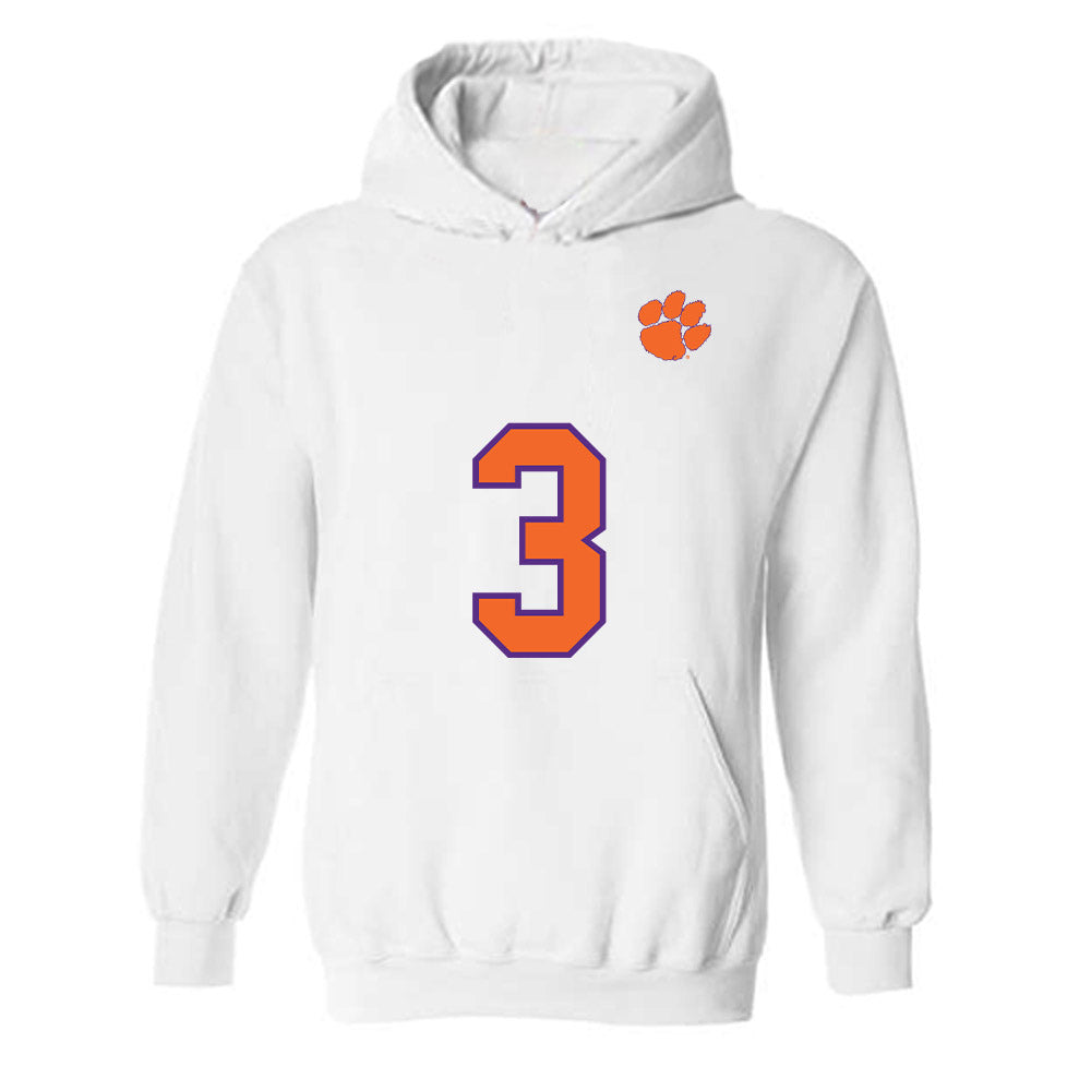 Clemson - NCAA Football : T.J. Parker - Replica Shersey Hooded Sweatshirt-0
