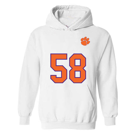 Clemson - NCAA Football : Aidan Hydrick - Replica Shersey Hooded Sweatshirt