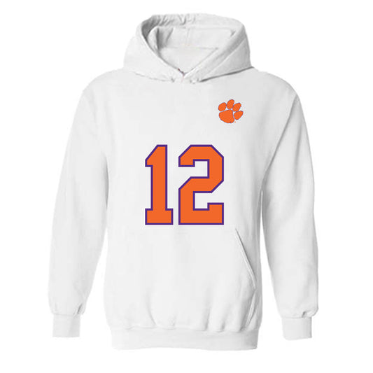 Clemson - NCAA Football : Shavar Young Jr - Replica Shersey Hooded Sweatshirt-0