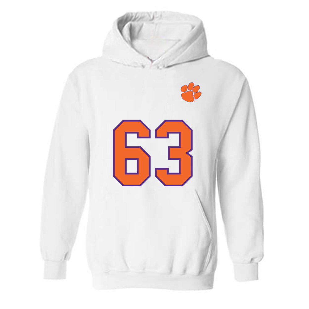 Clemson - NCAA Football : Easton Ware - Replica Shersey Hooded Sweatshirt-0