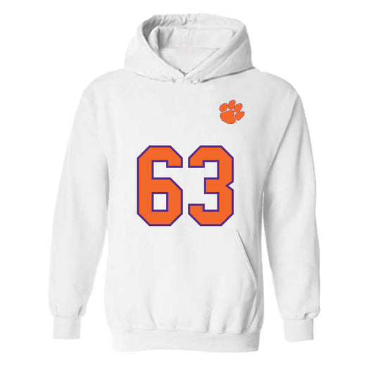 Clemson - NCAA Football : Easton Ware - Replica Shersey Hooded Sweatshirt-0