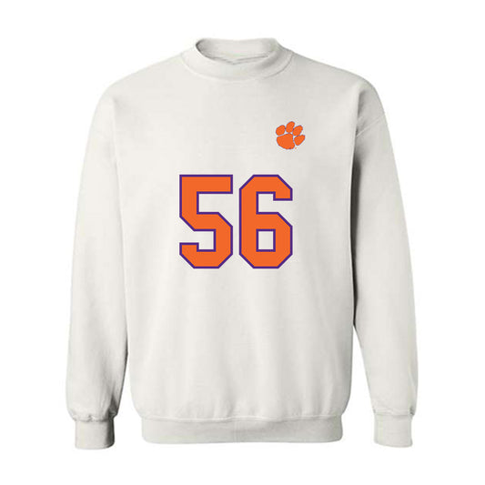 Clemson - NCAA Football : Andy Burburija - Replica Shersey Crewneck Sweatshirt-0