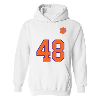 Clemson - NCAA Football : Charlie Reed - Replica Shersey Hooded Sweatshirt-0