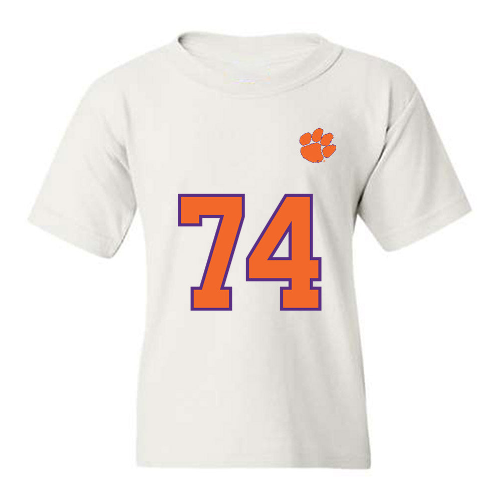 Clemson - NCAA Football : Brayden Jacobs - Replica Shersey Youth T-Shirt-0