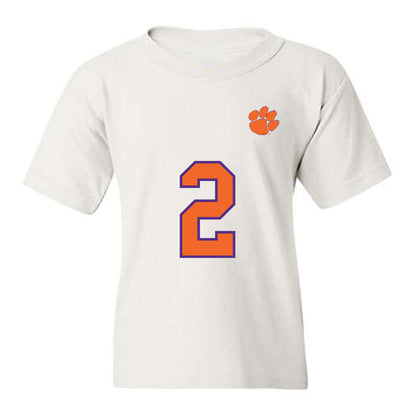 Clemson - NCAA Football : Cade Klubnik - Replica Shersey Youth T-Shirt-0