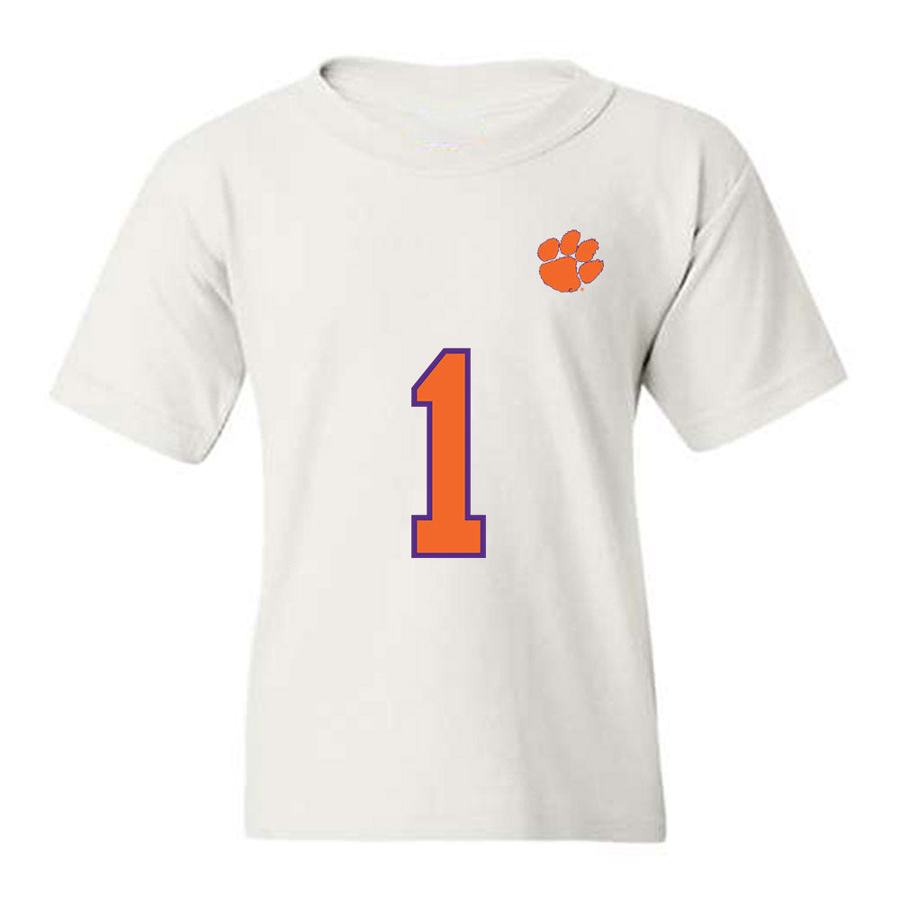 Clemson - NCAA Football : Branden Strozier - Replica Shersey Youth T-Shirt-0