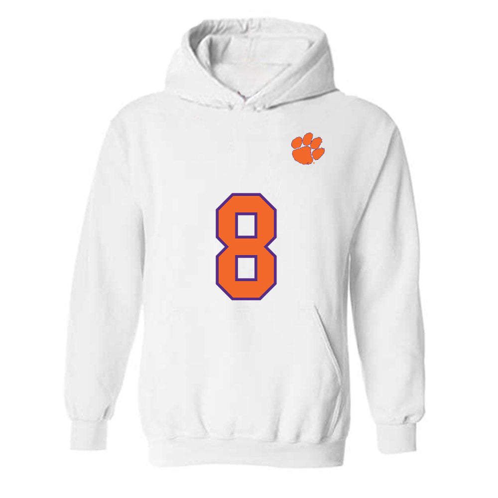 Clemson - NCAA Football : Adam Randall - Replica Shersey Hooded Sweatshirt-0