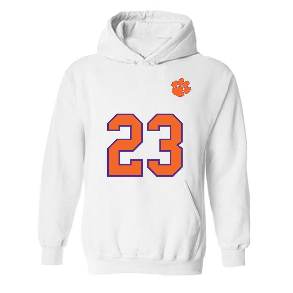 Clemson - NCAA Football : Ashton Hampton - Replica Shersey Hooded Sweatshirt-0