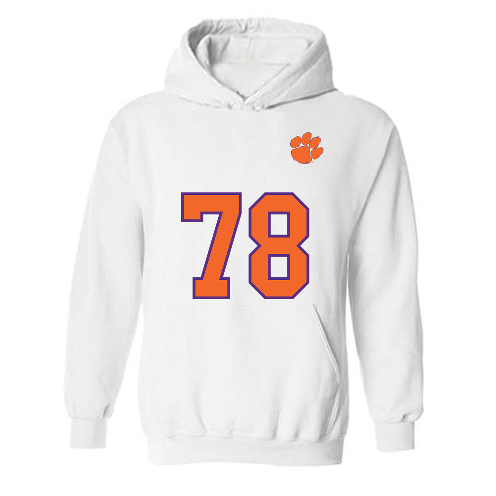 Clemson - NCAA Football : Blake Miller - Replica Shersey Hooded Sweatshirt-0