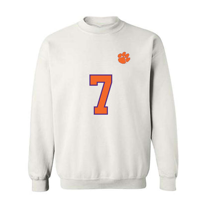 Clemson - NCAA Football : Logan Brooking - Replica Shersey Crewneck Sweatshirt-0