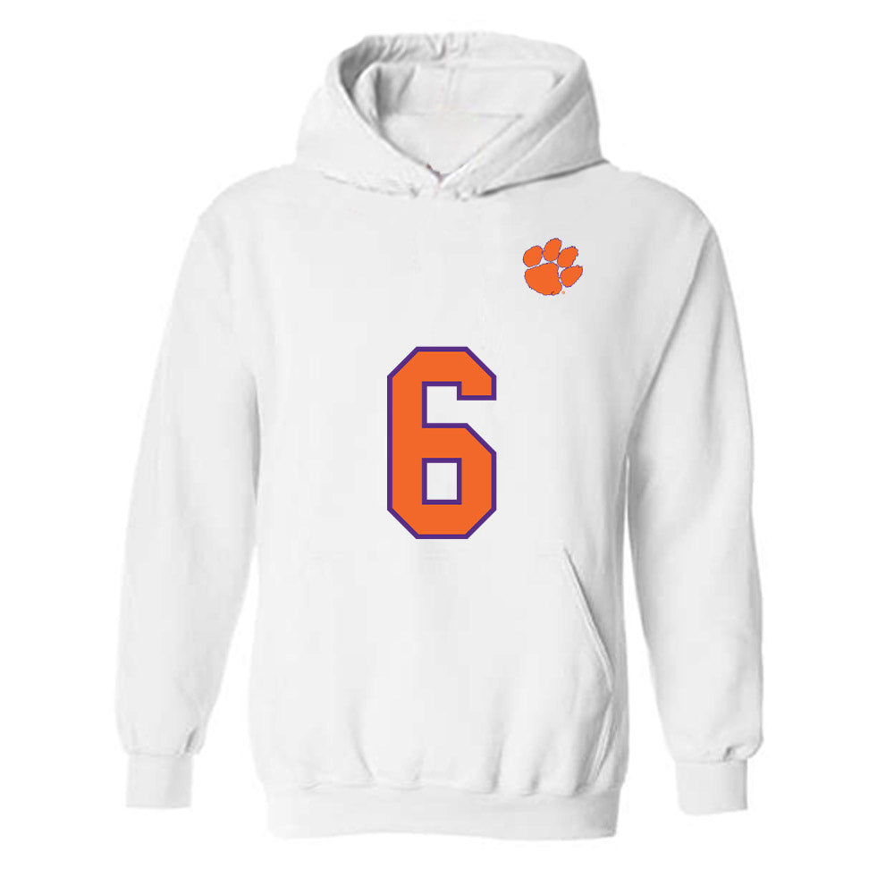 Clemson - NCAA Football : Tyler Brown - Replica Shersey Hooded Sweatshirt-0