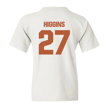 Texas - NCAA Baseball : Cal Higgins - Youth T-Shirt-1