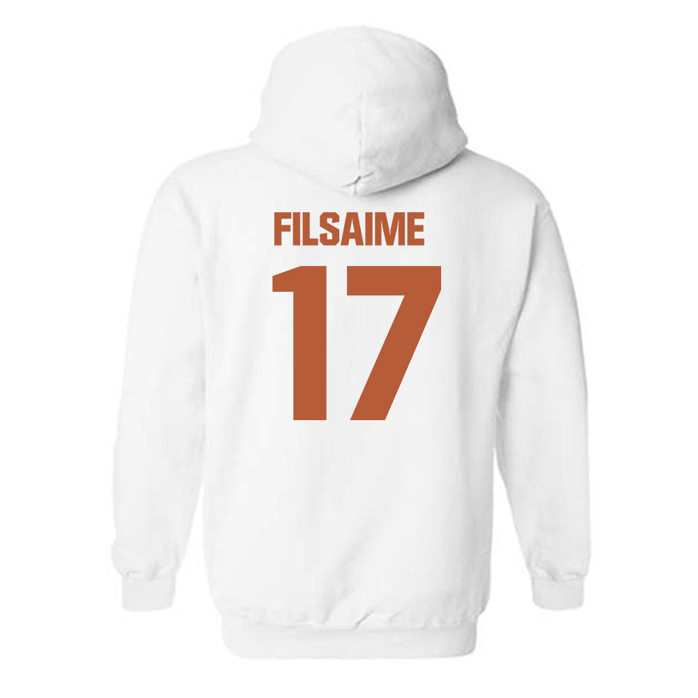 Texas - NCAA Football : Xavier Filsaime - Hooded Sweatshirt-1