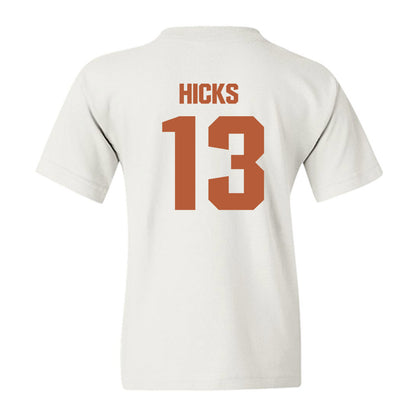Texas - NCAA Football : Zelus Hicks - Youth T-Shirt-1