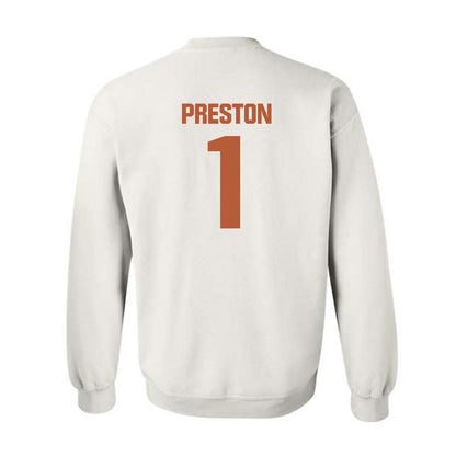 Texas - NCAA Women's Basketball : Bryanna Preston - Crewneck Sweatshirt-1