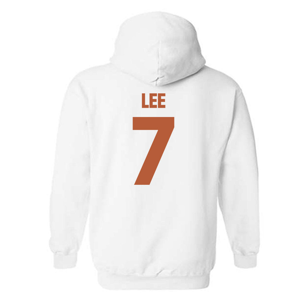 Texas - NCAA Women's Basketball : Jordan Lee - Hooded Sweatshirt-1