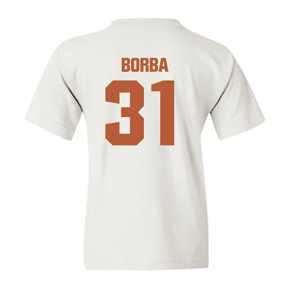 Texas - NCAA Baseball : Casey Borba - Youth T-Shirt-1