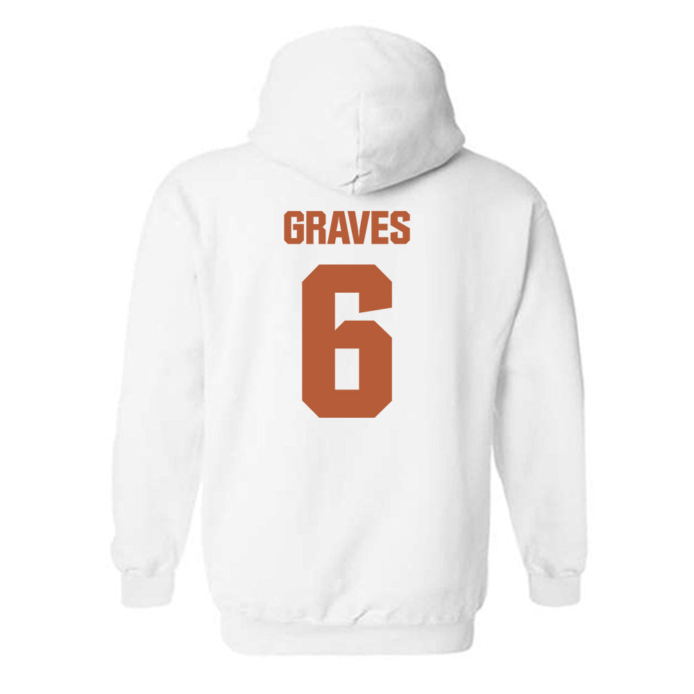 Texas - NCAA Women's Basketball : Sarah Graves - Hooded Sweatshirt-1