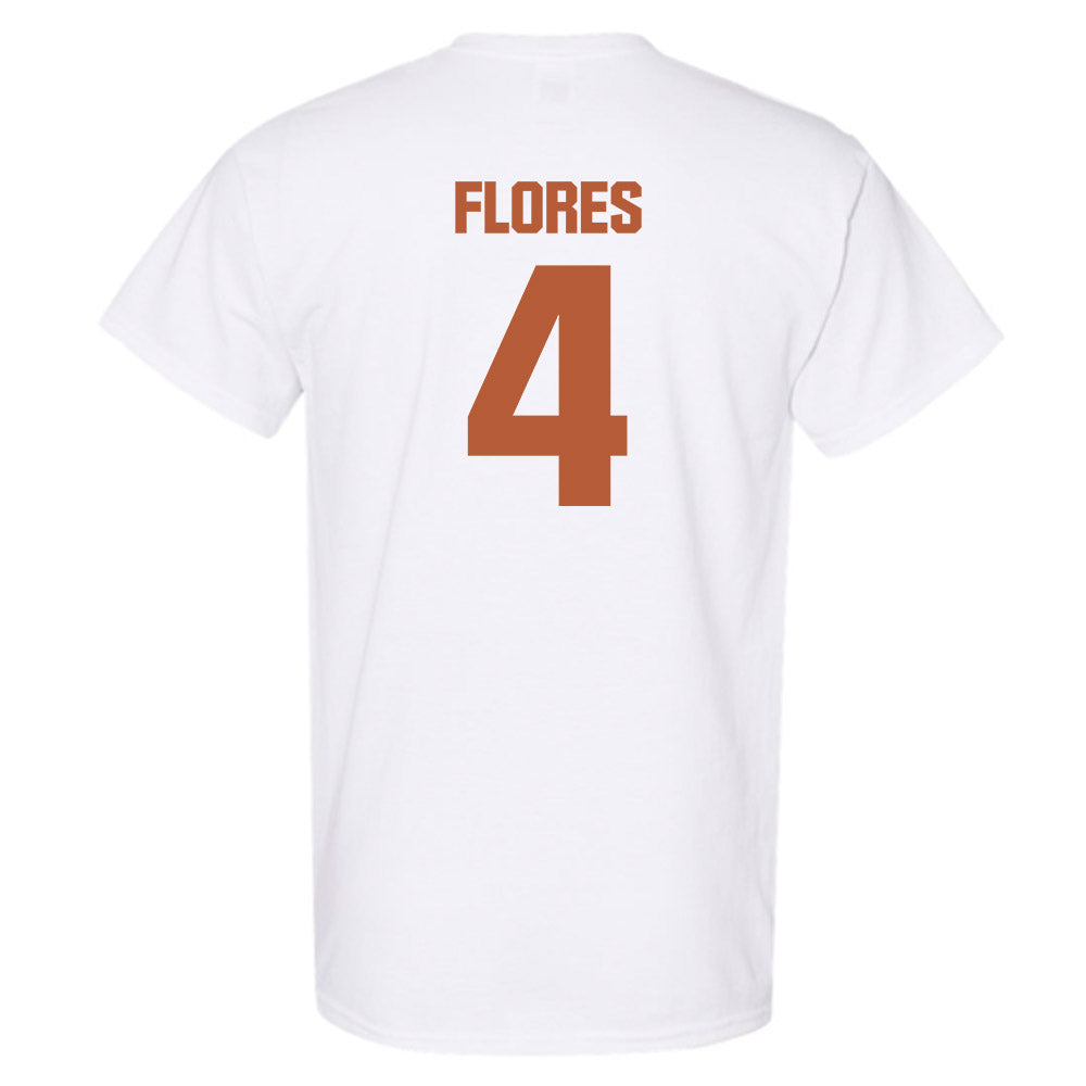 Texas - NCAA Baseball : Jason Flores - Classic Shersey T-Shirt-1