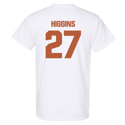 Texas - NCAA Baseball : Cal Higgins - Classic Shersey T-Shirt-1