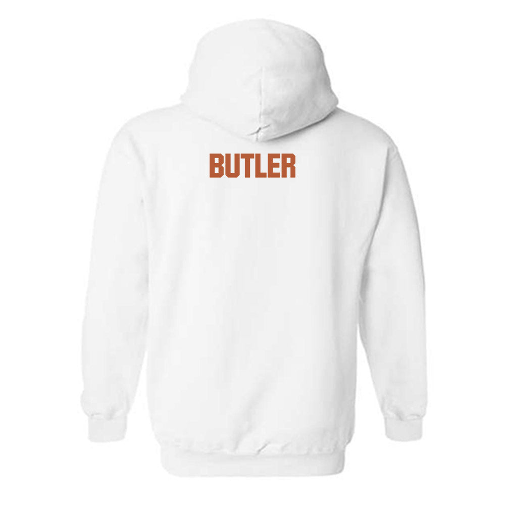 Texas - NCAA Men's Track & Field : Xavier Butler - Classic Shersey Hooded Sweatshirt-1