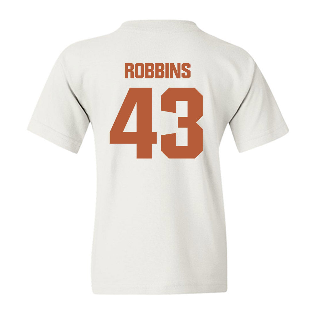 Texas - NCAA Baseball : Aiden Robbins - Classic Shersey Youth T-Shirt-1