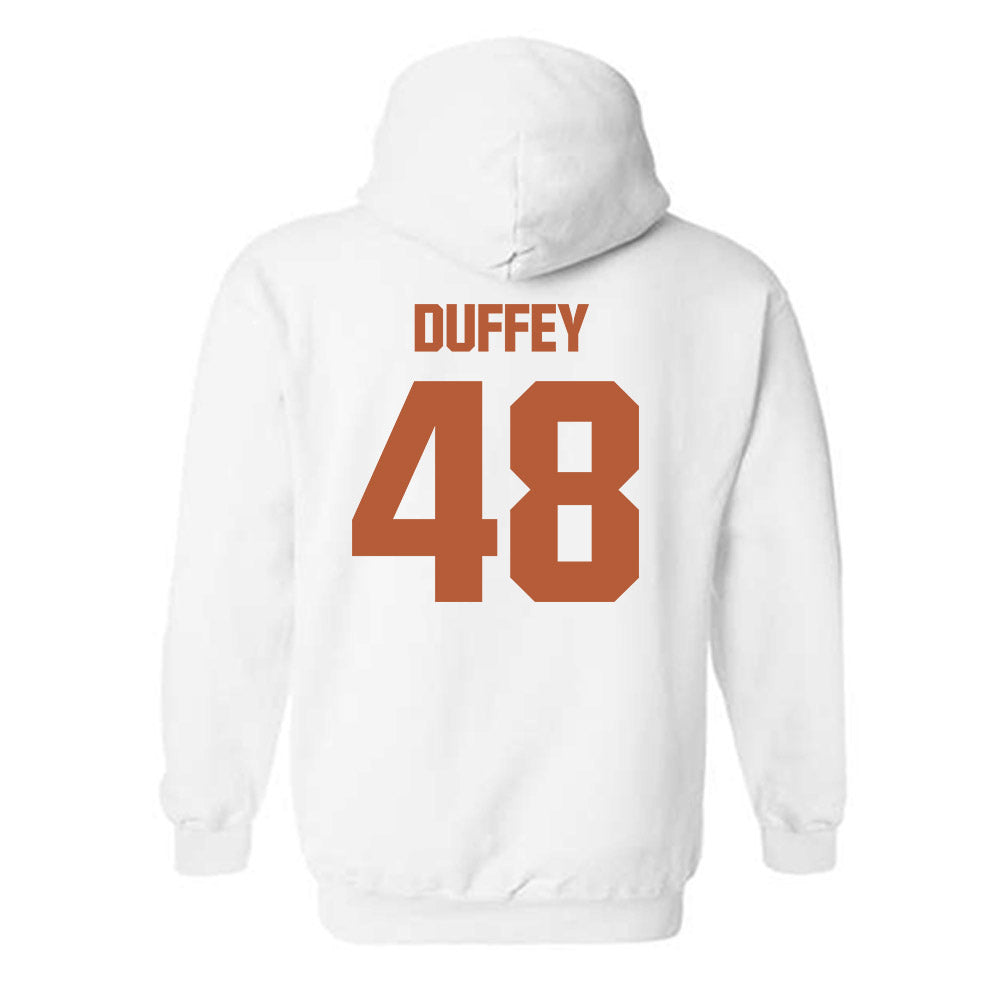 Texas - NCAA Football : Jackson Duffey - Classic Shersey Hooded Sweatshirt-1