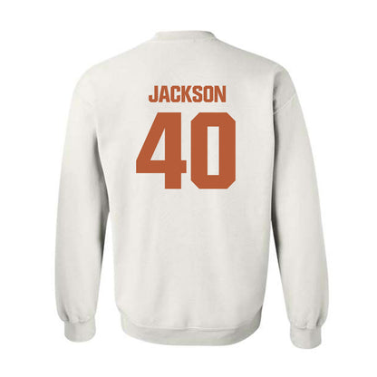 Texas - NCAA Football : Lance Jackson - Classic Shersey Crewneck Sweatshirt-1