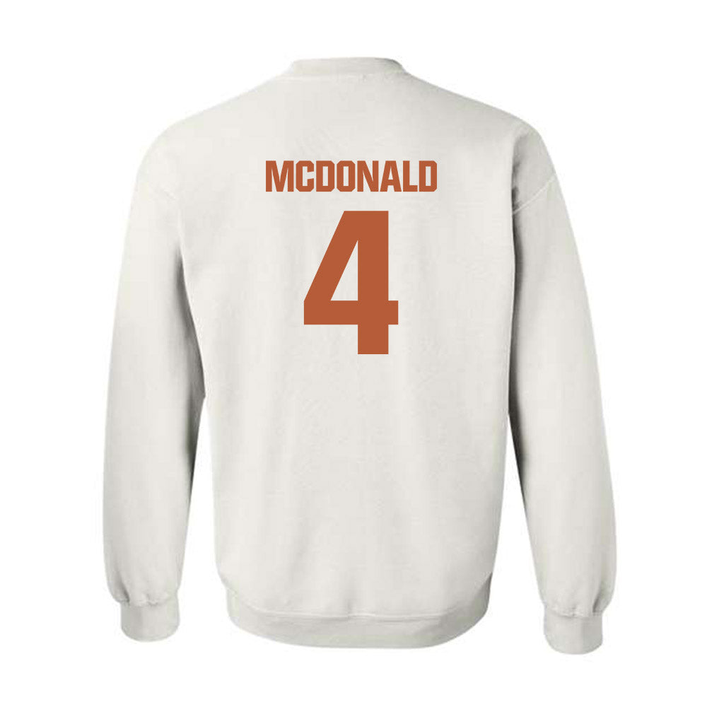 Texas - NCAA Football : Jelani McDonald - Classic Shersey Crewneck Sweatshirt-1