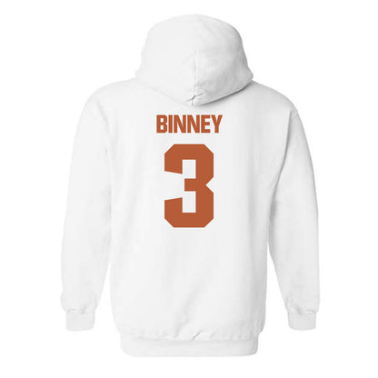 Texas - NCAA Women's Volleyball : Rella Binney - Classic Shersey Hooded Sweatshirt-1